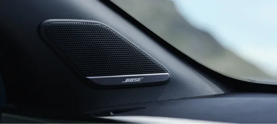 View of the All-New Nissan LEAF sound system