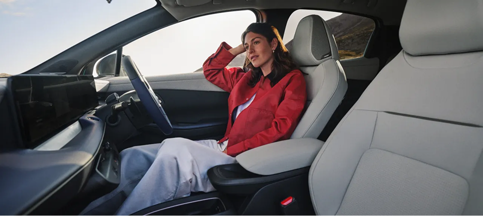 Driver in front seat