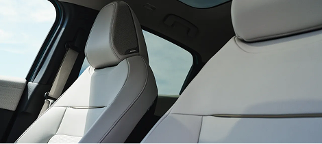 Interior of Nissan Leaf