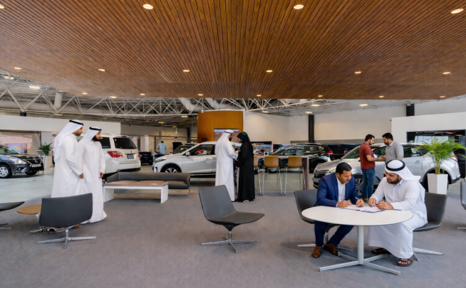 Dubai Nissan Showroom