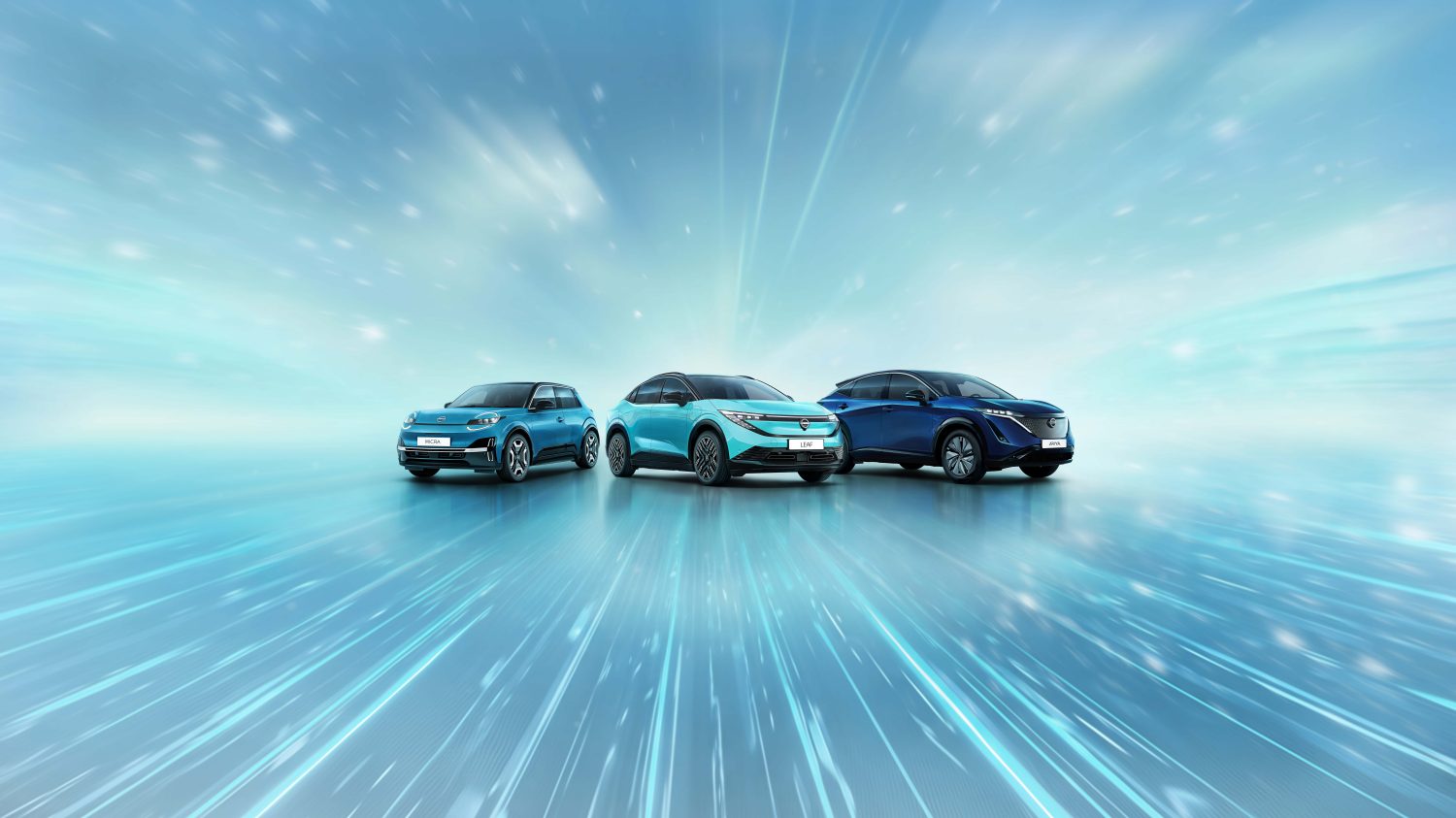 Nissan LEAF – parkert og på lading