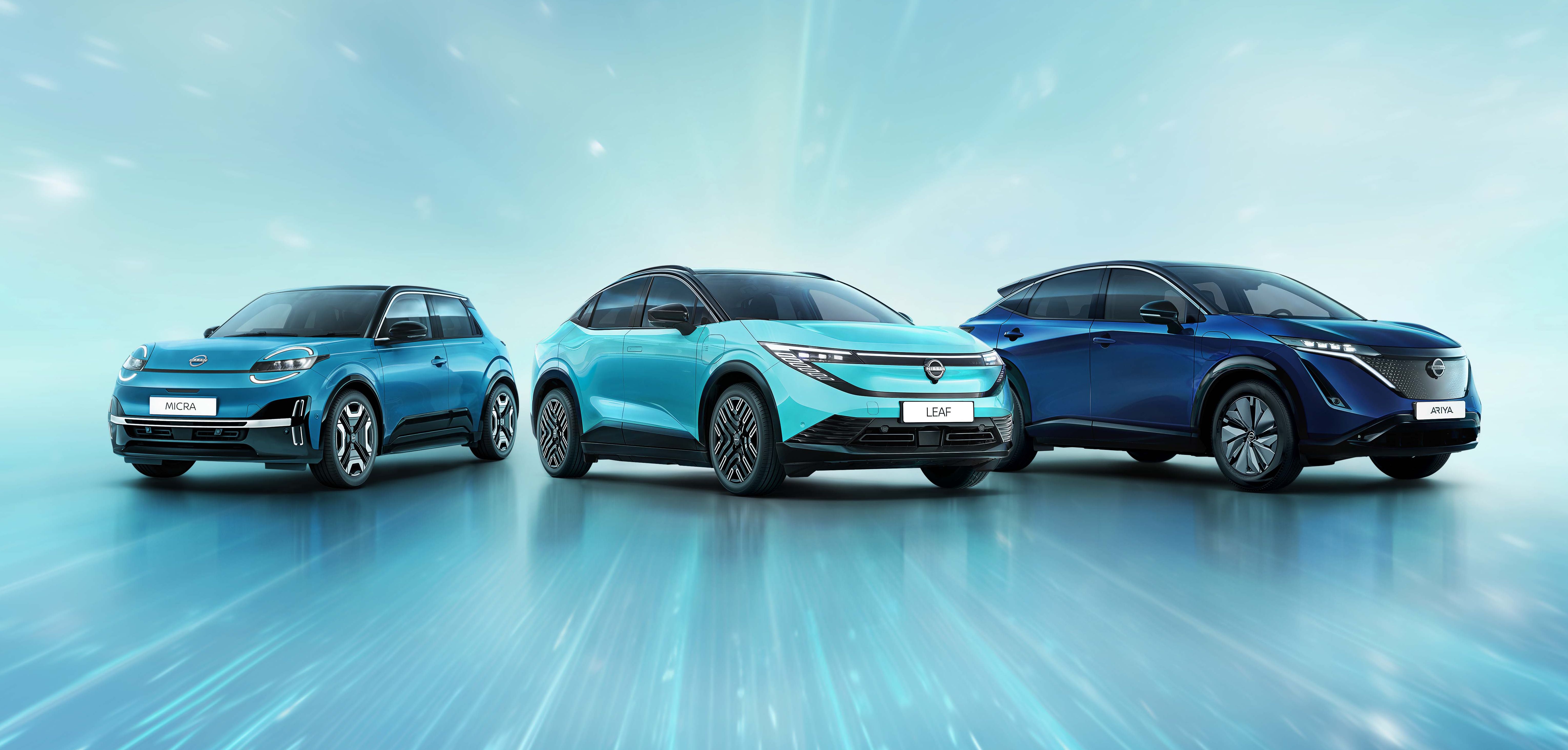Bilde av Nissan MICRA, LEAF og ARIYA elbil