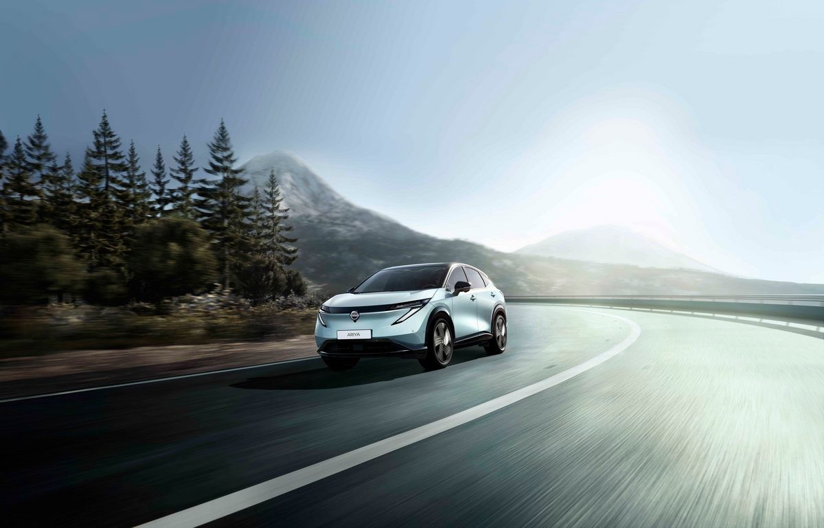 Bilde av nye Nissan ARIYA elbil
