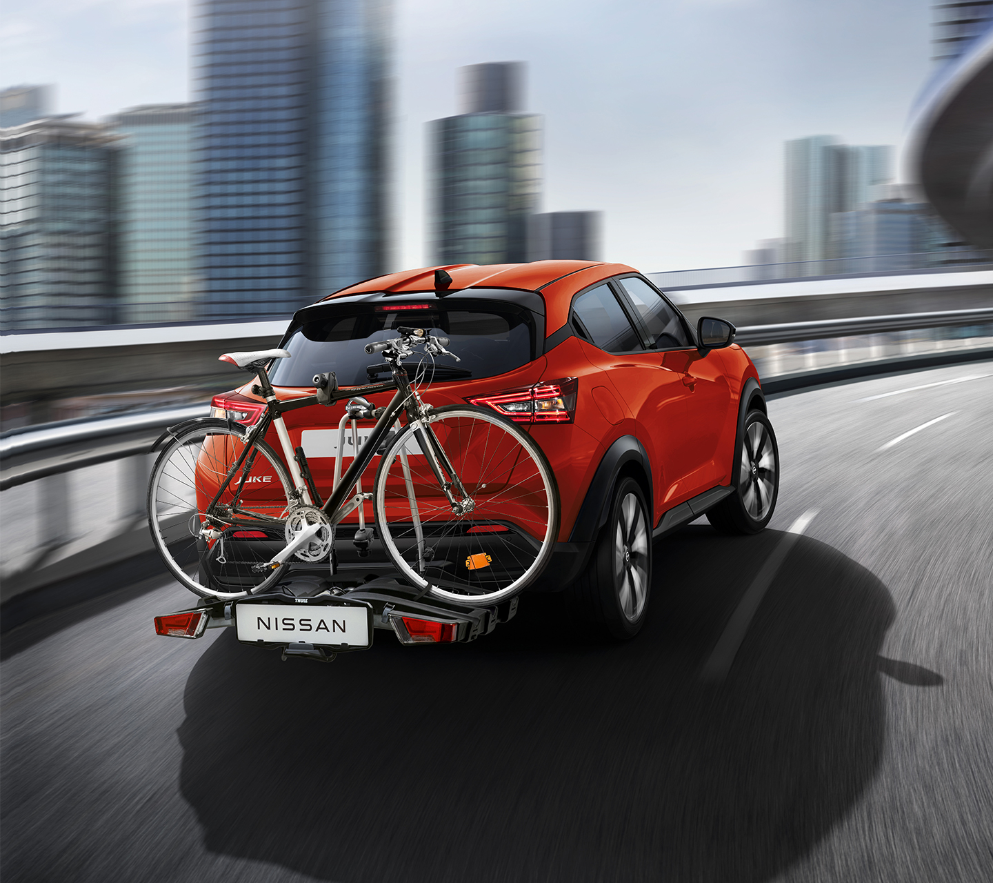Nissan Juke uchwyt rowerowy na dach