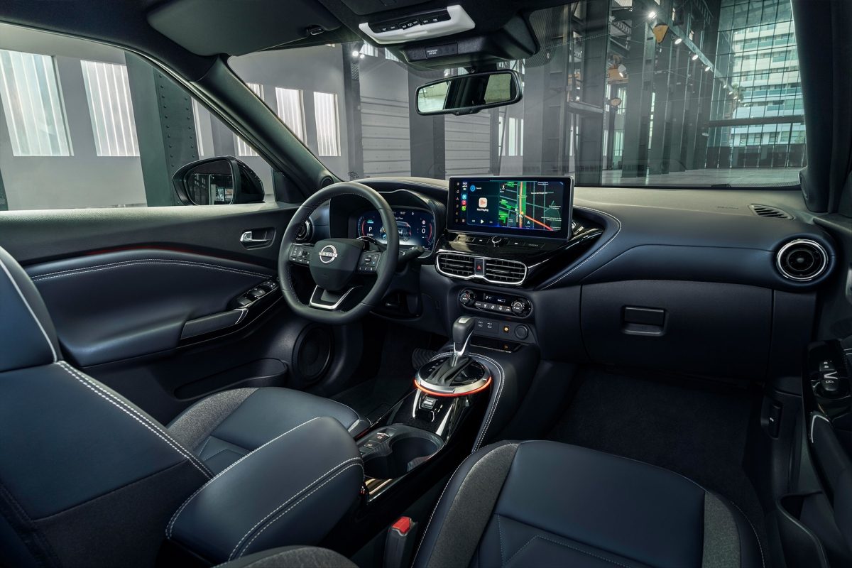 Nissan Juke siła dźwięku