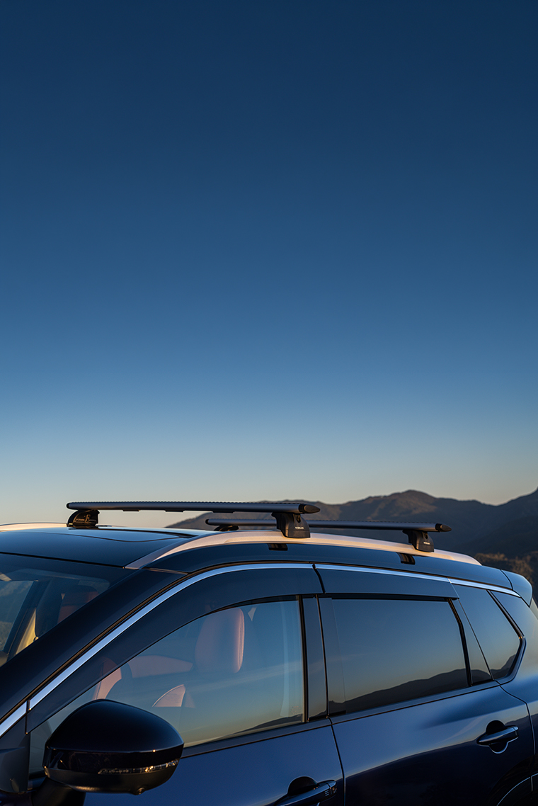 Nissan X-Trail reling z bagażnikiem