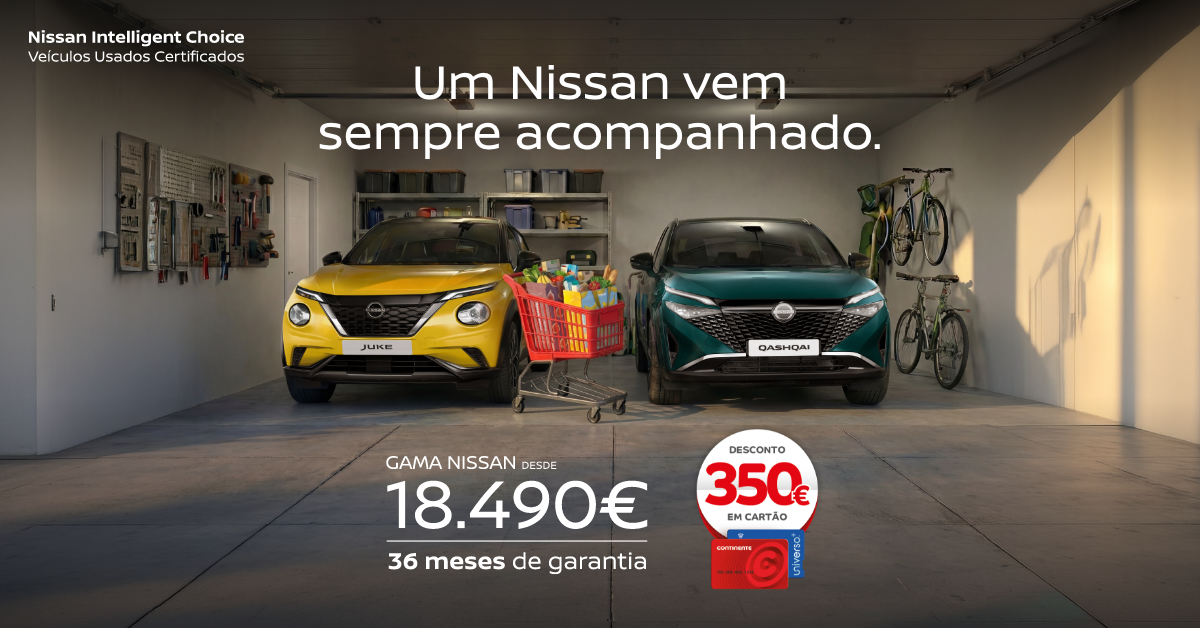 Nissan Usados com oferta em cartão continente