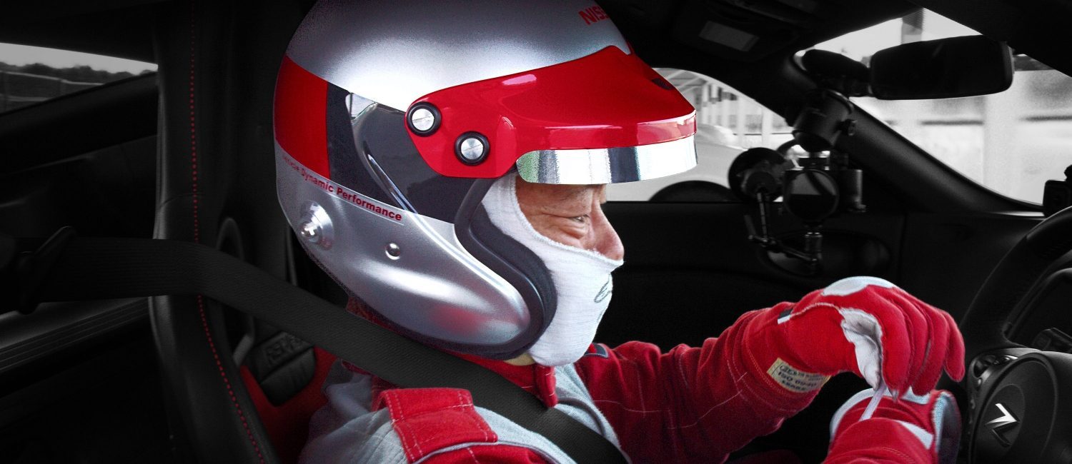 NISMO factory driver Kato-san behind the wheel - Saudi Arabia motorsport heritage