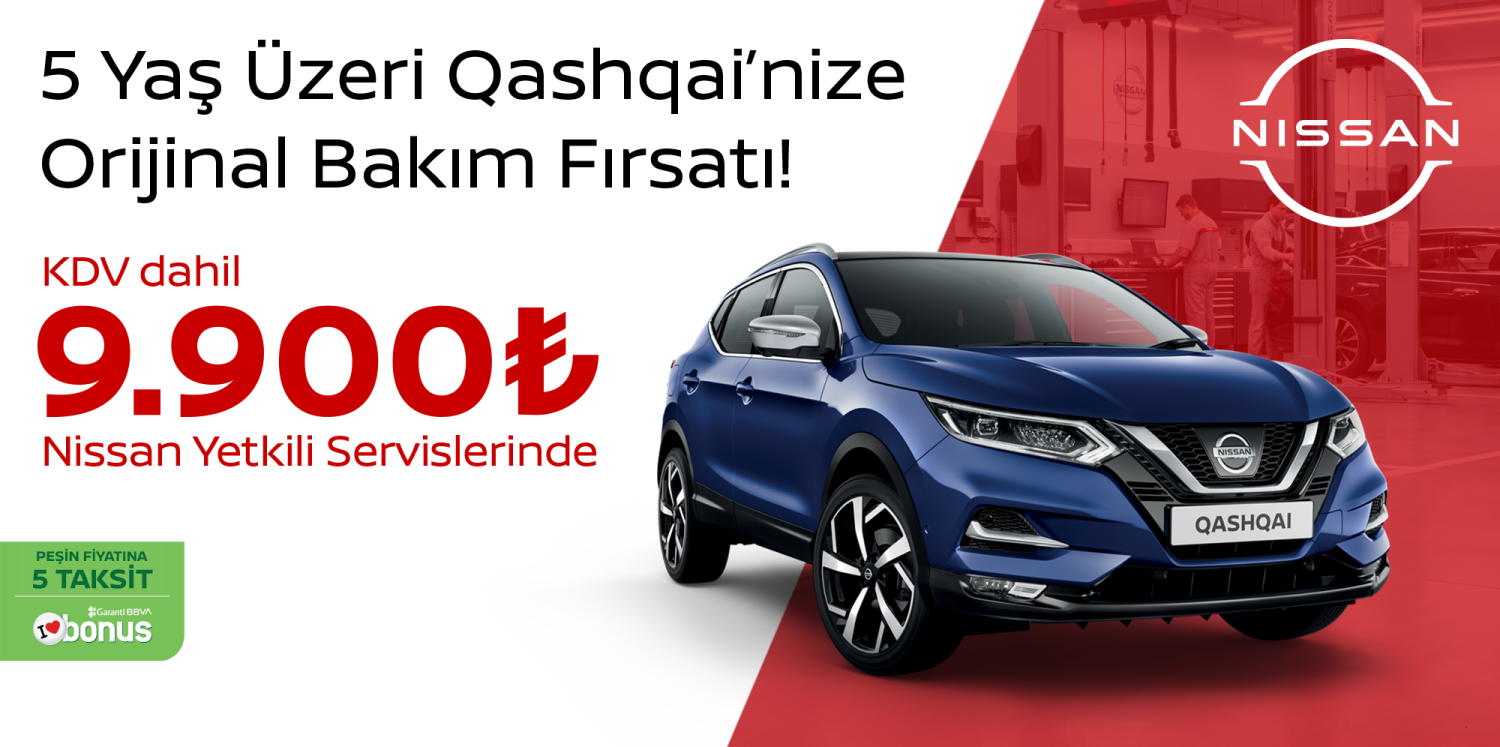 Nissan 3+ yaş servis kampanyası