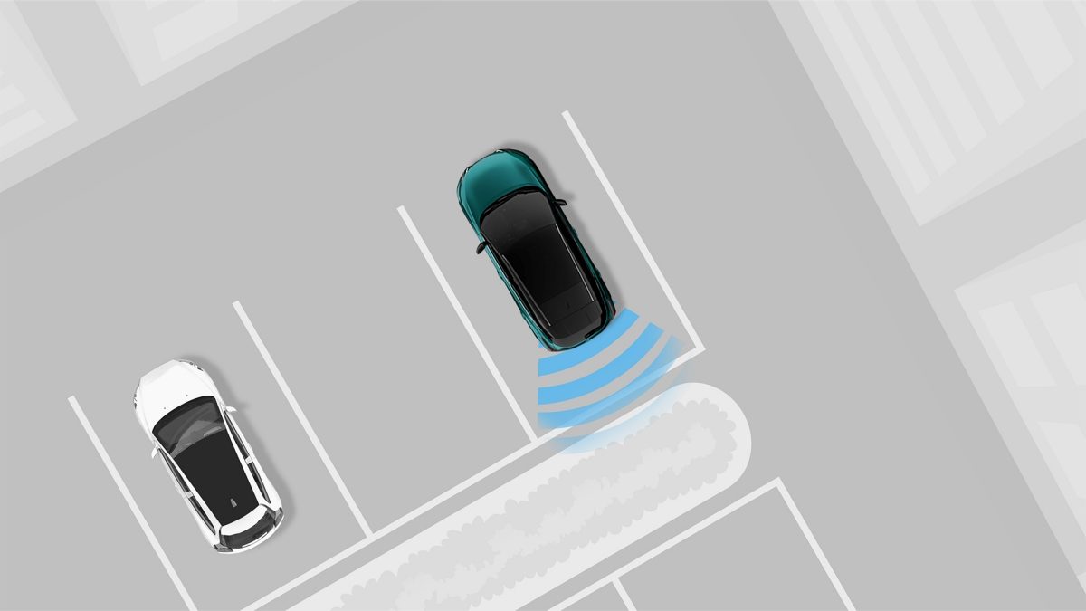 Nissan Qashqai Rear automatic braking illustration