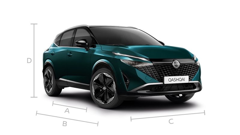 Nissan Qashqai e-Power N-Design 3/4 front pack shot - Hybrid SUV