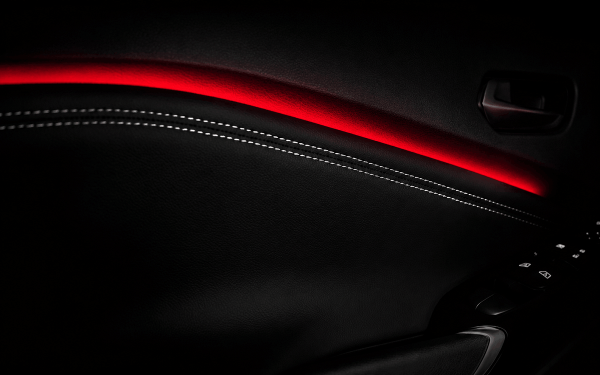 Nissan JUKE, затишна підсвітка