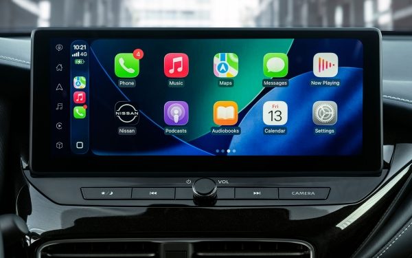 Nissan JUKE, бездротова система Apple Carplay®, графічне зображення, великий план