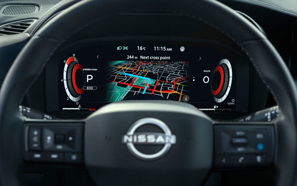 Зображення Nissan Juke, TFT-дисплей із комбіметром, великий план