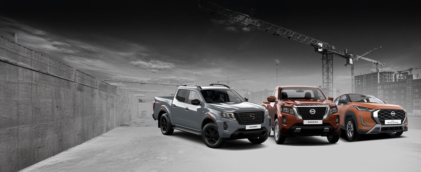 Nissan fleet vehicles displayed in a professional fleet setup